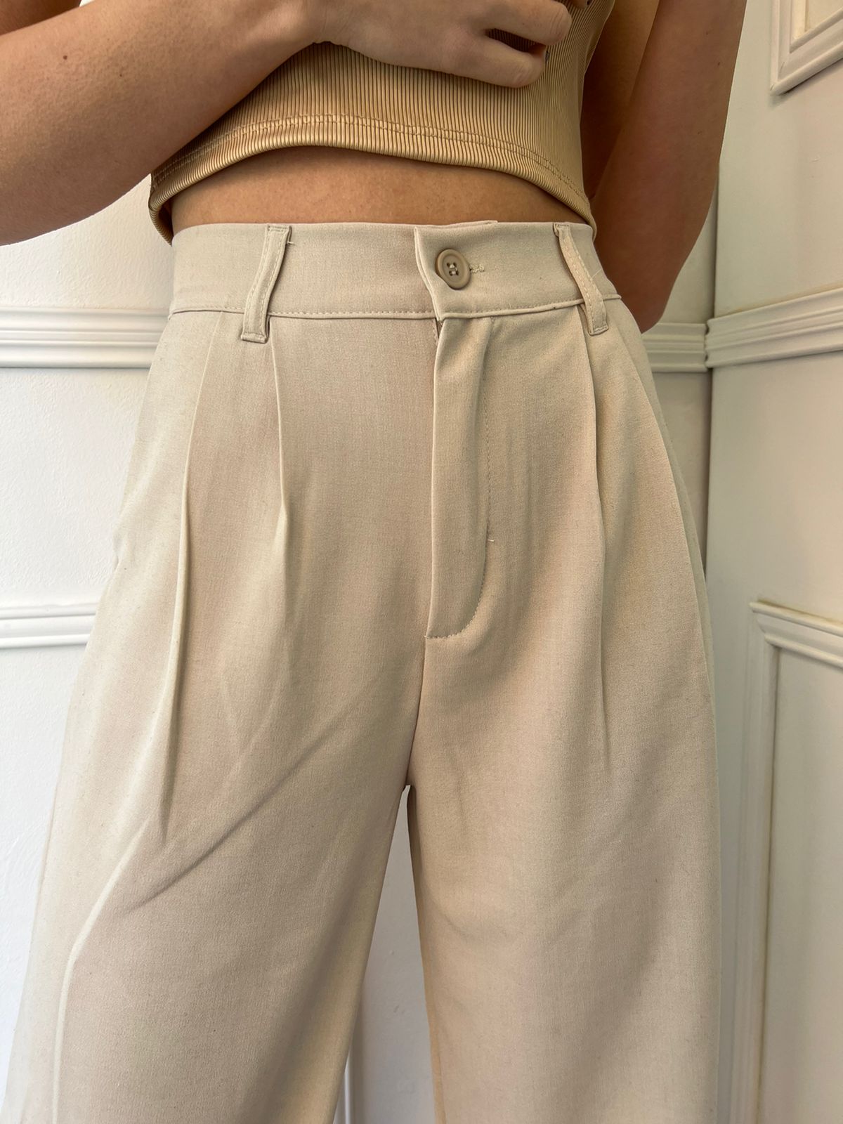 Pantalon sastrero ancho Zara - Imagen 3