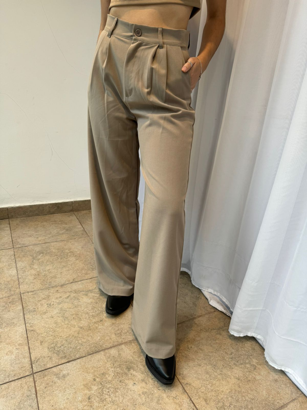 Pantalon sastrero ancho Zara - Imagen 2