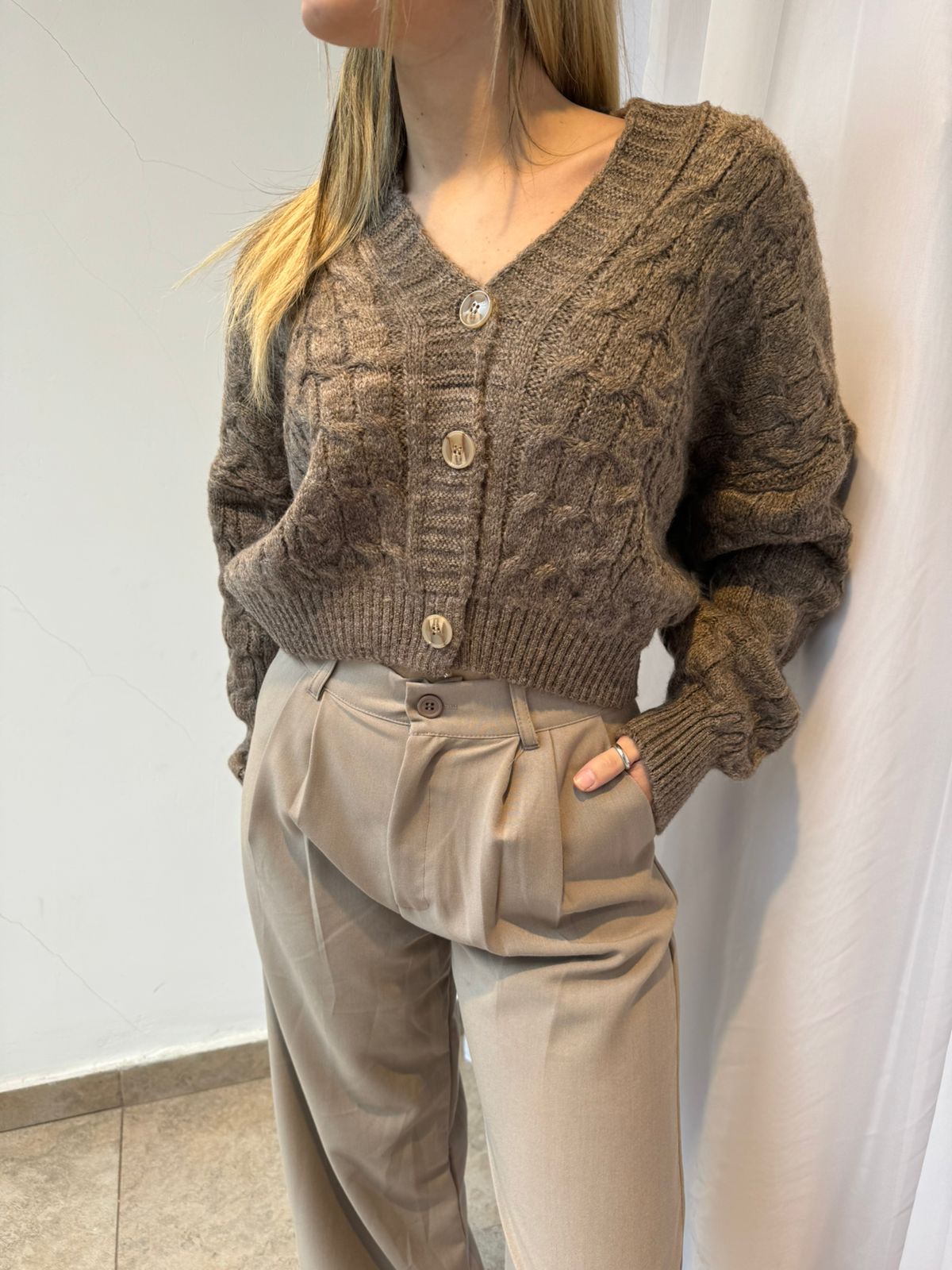 Pantalon sastrero ancho Zara