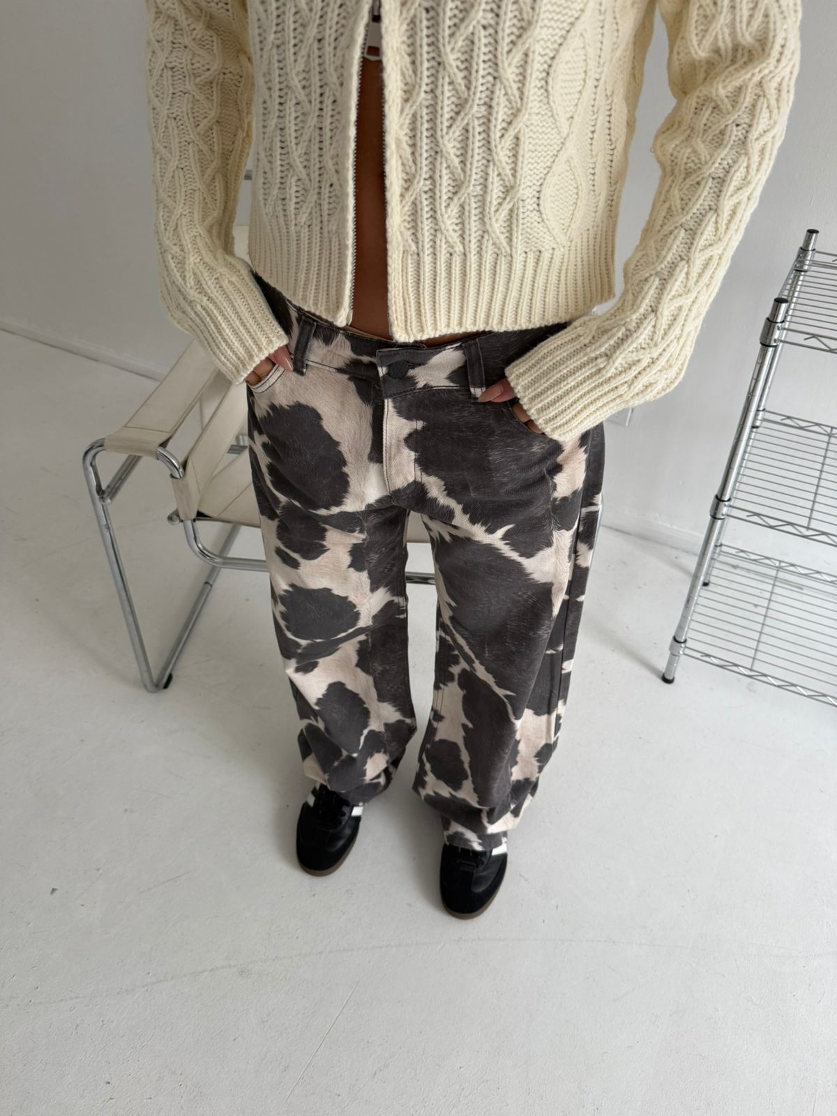 Jeans wide leg Animal - Imagen 3