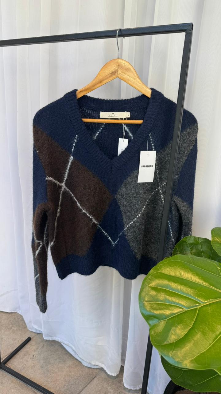 Sweater rombo Zara - Imagen 6