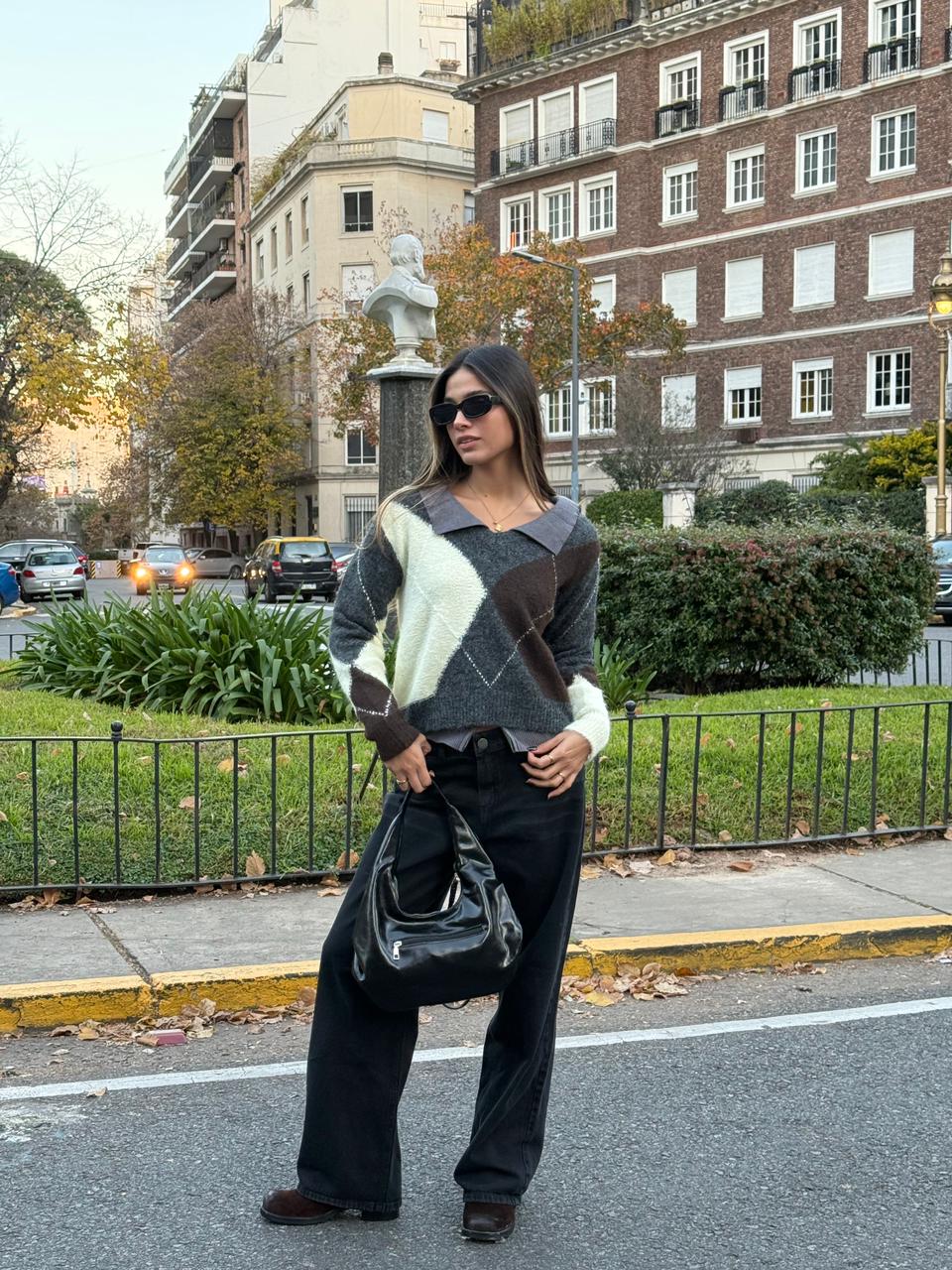 Sweater rombo Zara - Imagen 2