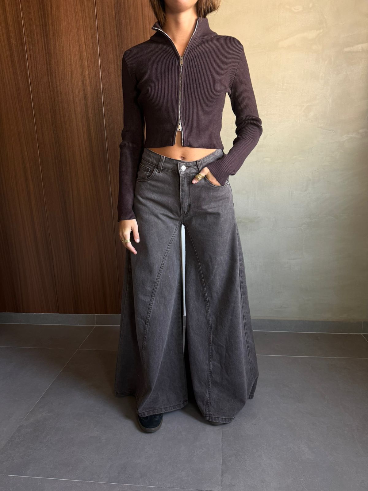 Jeans maxi wide leg Sofia